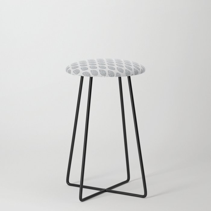 Seed Pods . Navy Counter Stool