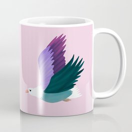 purple blue eagle painting Coffee Mug
