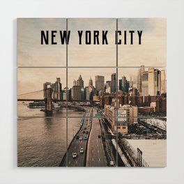New York City Views Wood Wall Art