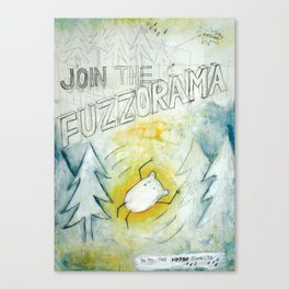 Join the fuzzorama Canvas Print