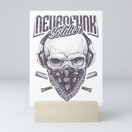 Skull Soldier Mini Art Print