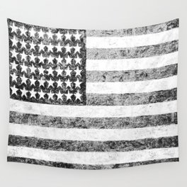 Grunge American Flag Wall Tapestry