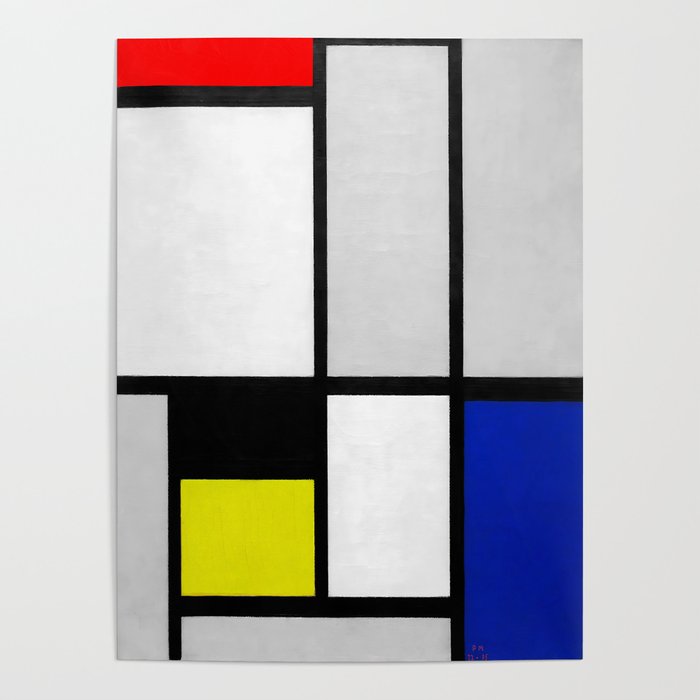 Piet Mondrian (Dutch, 1872-1944) - TABLEAU No. III (COMPOSITION No. III ...