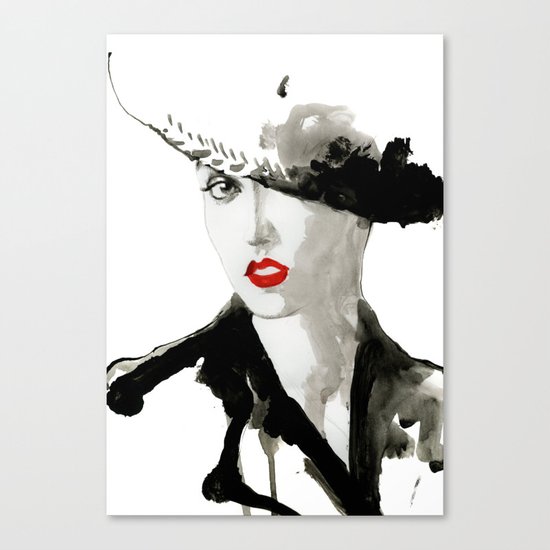 girl jazz 2 Canvas Print