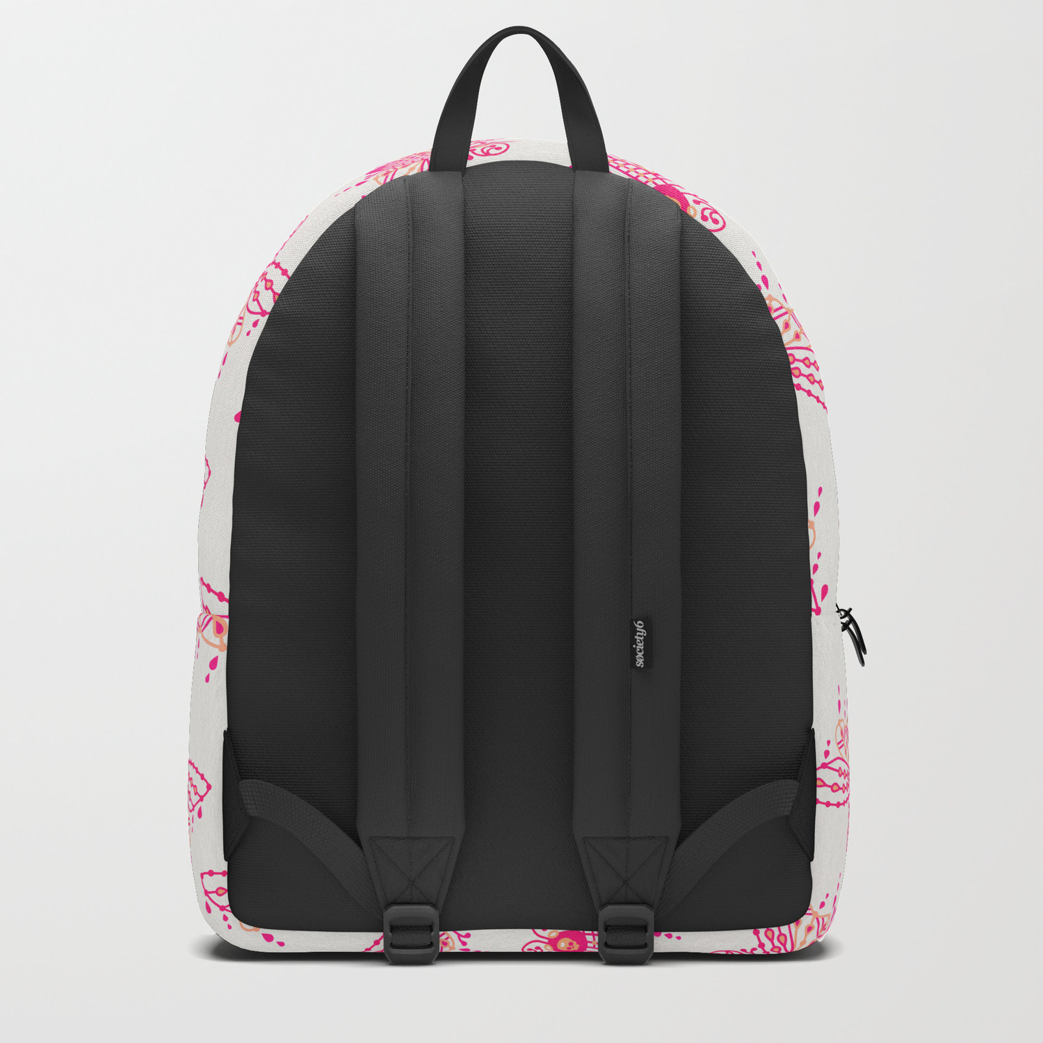 hawk bag pink and gray