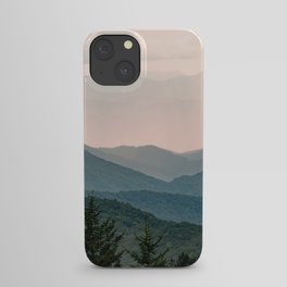 Smoky Mountain Pastel Sunset iPhone Case