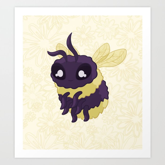 Bumbly Bumble Bee Art Print