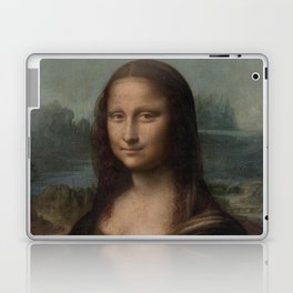 Portrait of Mona Lisa del Giocondo, Leonardo da Vinci Laptop Skin