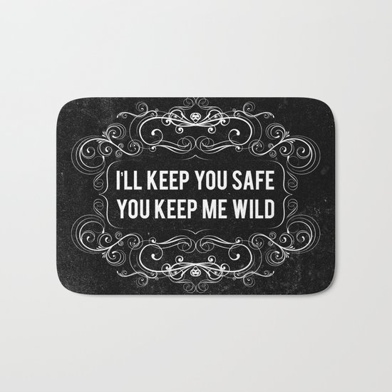 KEEP YOU WILD Bath Mat