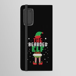 Bearded Elf Santa Winter Holiday Christmas Android Wallet Case