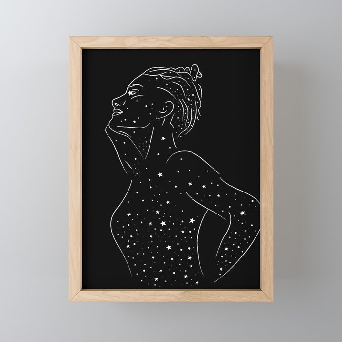 Star Woman Power Within Framed Mini Art Print
