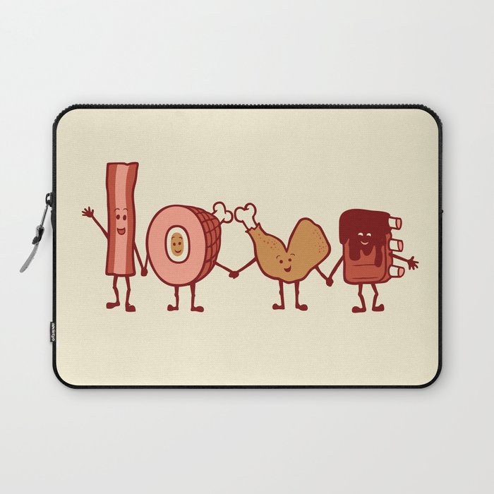 Meat Love U Laptop Sleeve