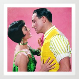 Gene Kelly & Cyd Charisse - Pink - Singin' in the Rain Art Print