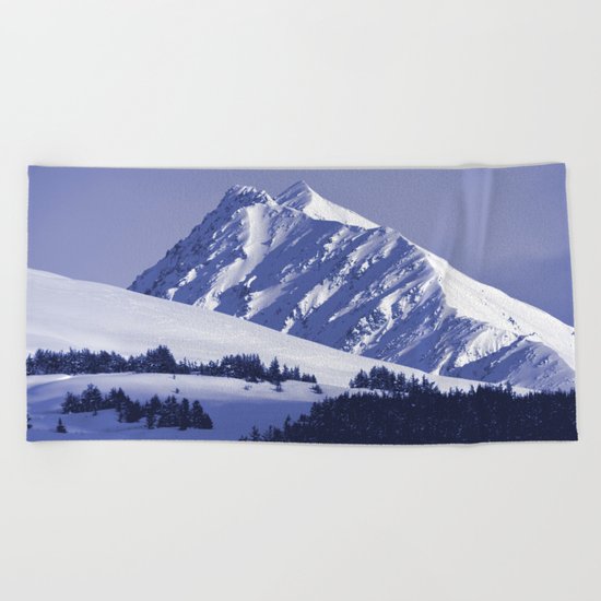 Back-Country Skiing - 8 Beach Towel