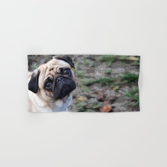 Pug Hand & Bath Towel