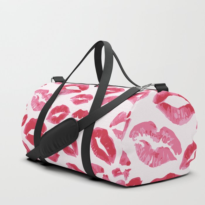 Lipstick Kisses Duffle Bag