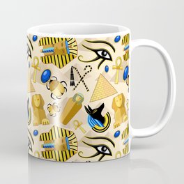 Egypt Ancient Symbols Pattern Mug