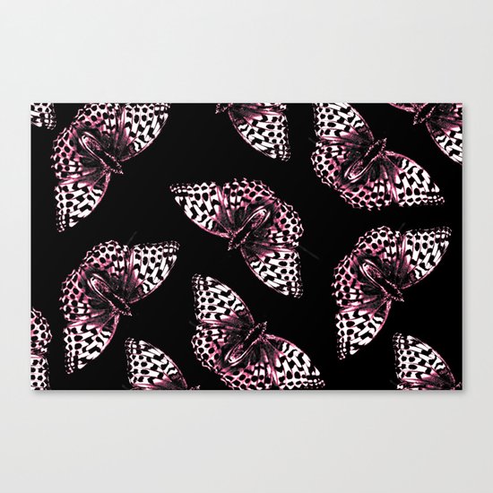 Bye-bye Beautiful Butterflies Canvas Print