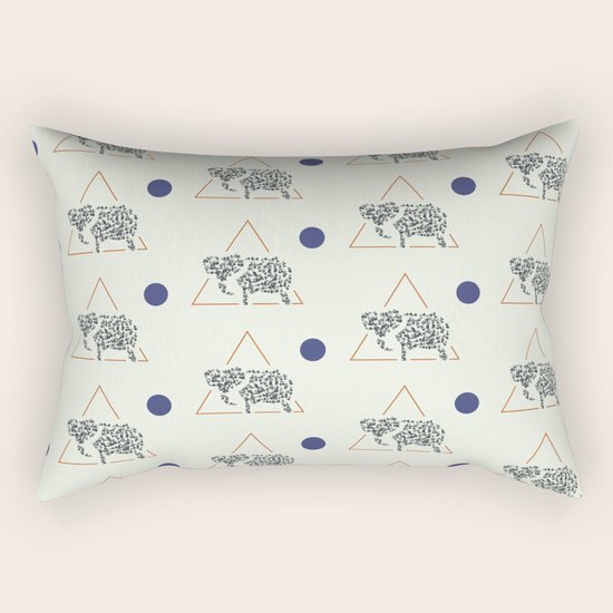 Elephant Rectangular Pillow