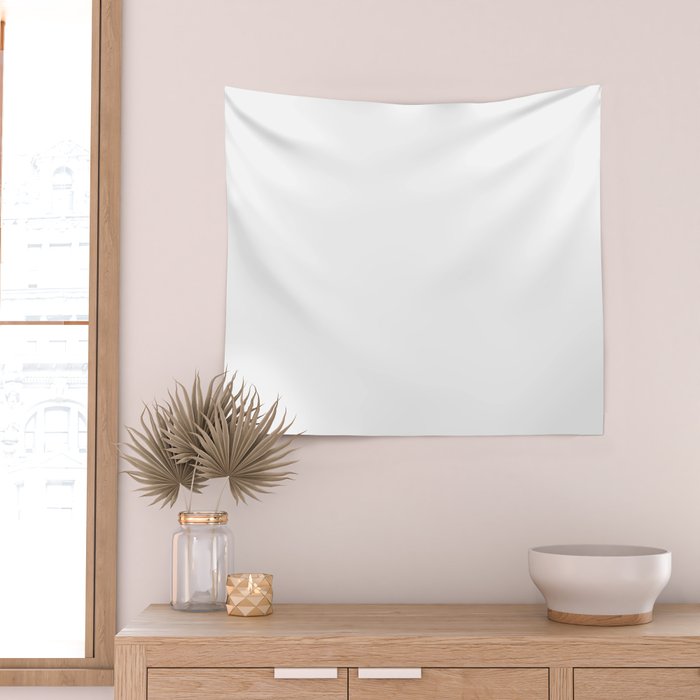 Solid top white tapestry