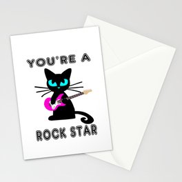 You're a Rockstar! Stationery Card