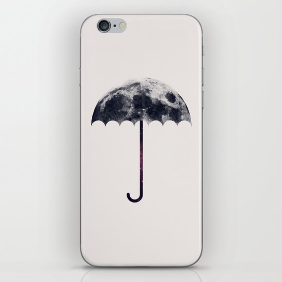 Space Umbrella II iPhone & iPod Skin
