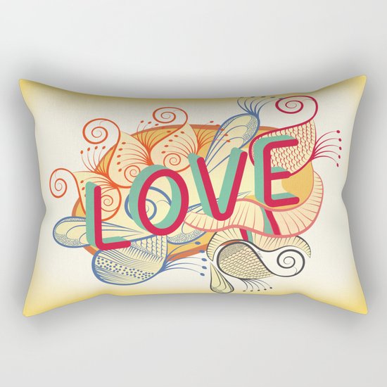 Love Rectangular Pillow