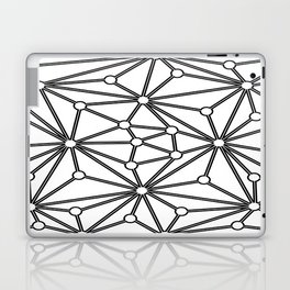 Abstract geometric pattern - black and white. Laptop Skin