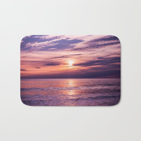 A Moving Sea Between The Shores Bath Mat
