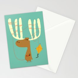 A moose ing Stationery Card