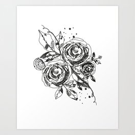 Floral Tattoo Art Prints For Any Decor Style Society6