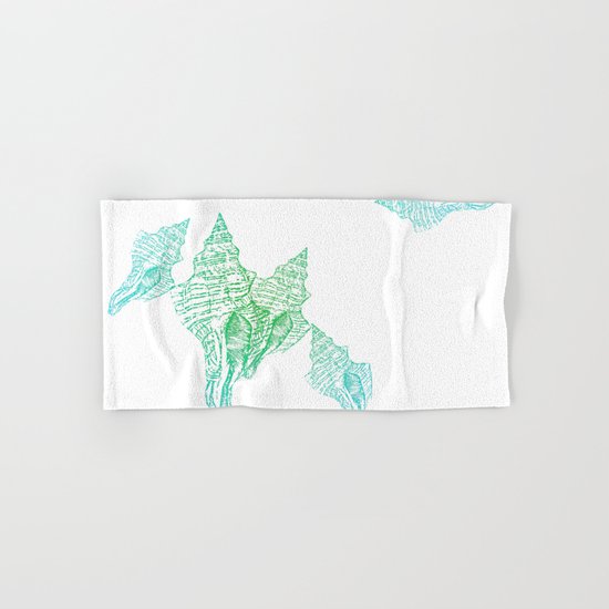 Shells Coloured Hand & Bath Towel