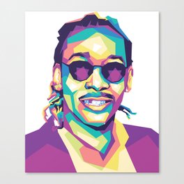 wpap Wiz Khalifa Canvas Print