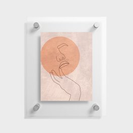 Lost in Dreams - Minimal Abstract Line Art Floating Acrylic Print