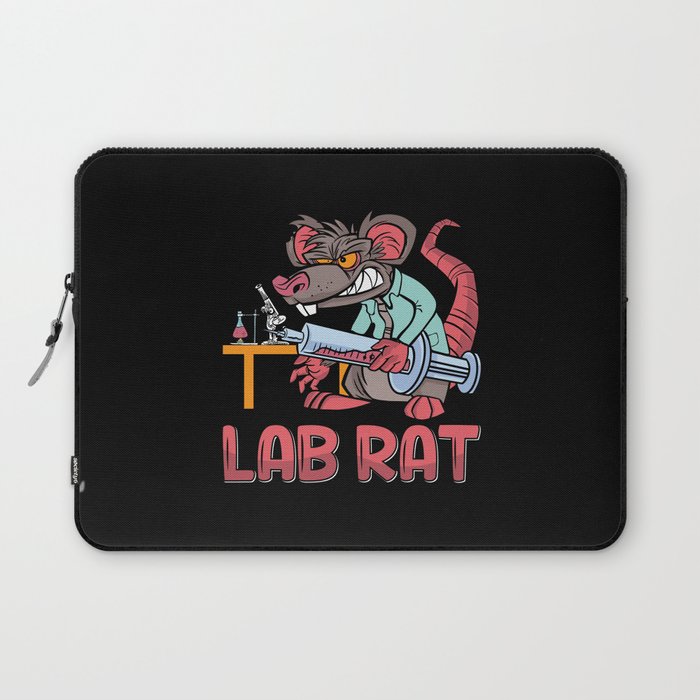 Lab Tech Lab Rat Laboratory Chemist Technician Laptop Sleeve