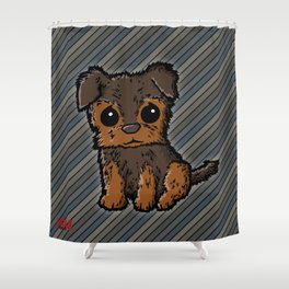 Troy - Silky Terrier Shower Curtain