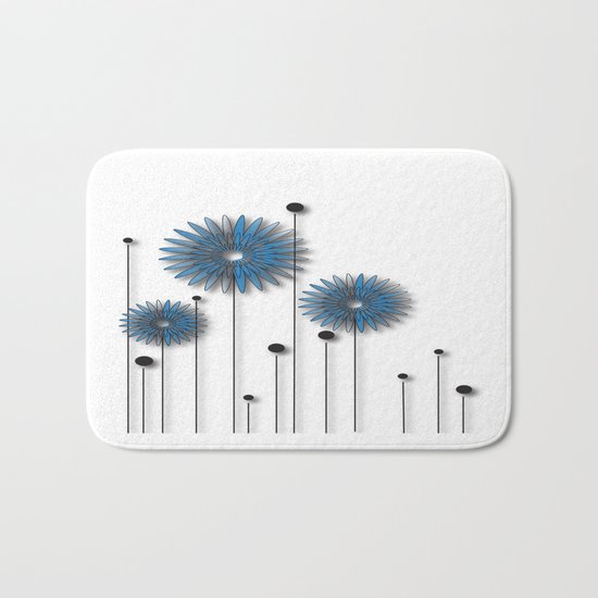 Night Flowers No. 2 Bath Mat