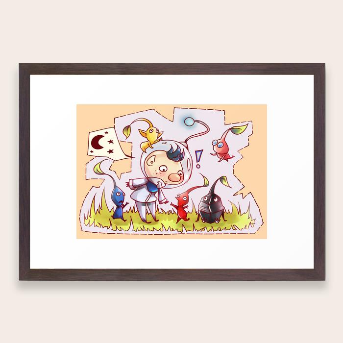 Pikmin 3 Framed Art Print By Sweetowls Society6