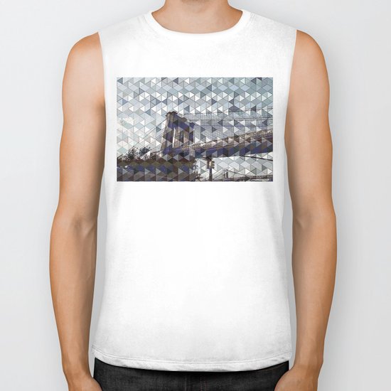 bridge of dreams Biker Tank