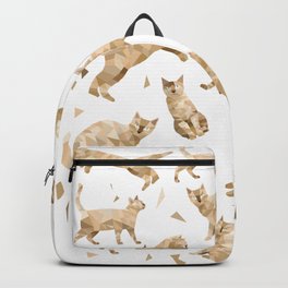 Geometric Cat Patterns Version 2 Backpack