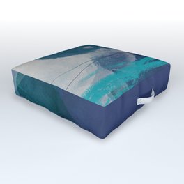 sea ocean abstract art 2021 3 Outdoor Floor Cushion
