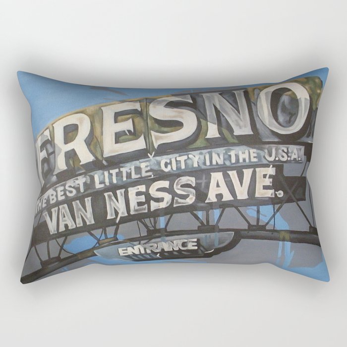 Welcome to Fresno Rectangular Pillow