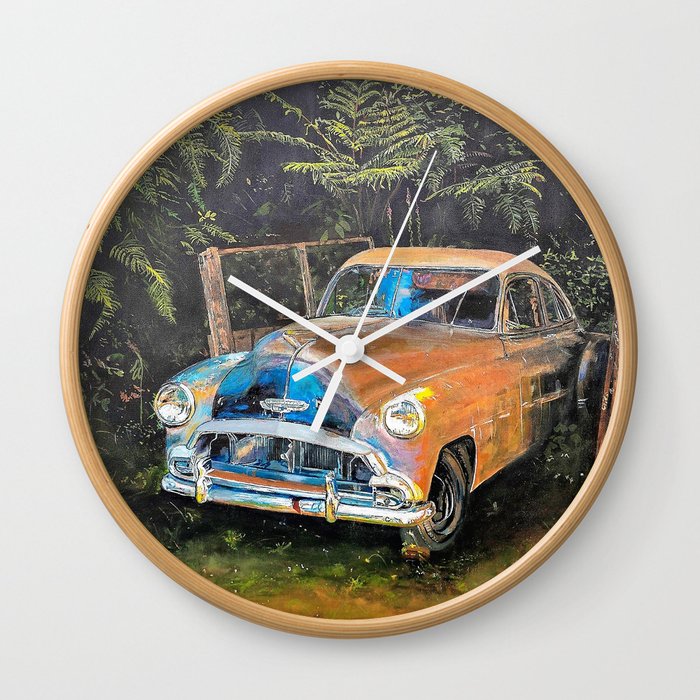 Facing West - Warant Expired Wall Clock