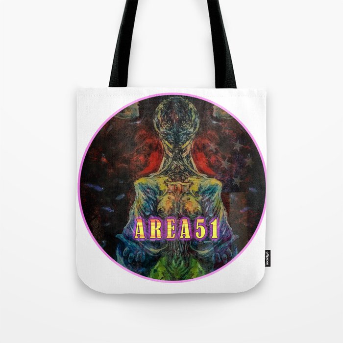 Area 51 - By Lazzy Brush Tote Bag