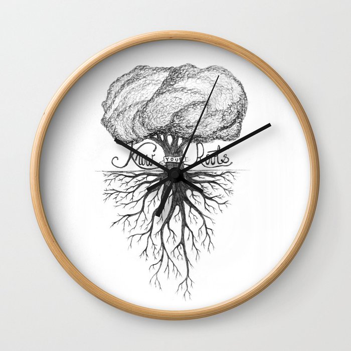Know Your Roots Wall Clock