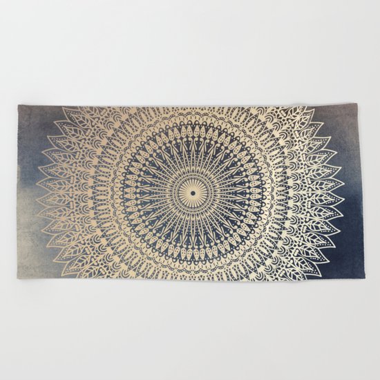 DESERT SUN MANDALA Beach Towel