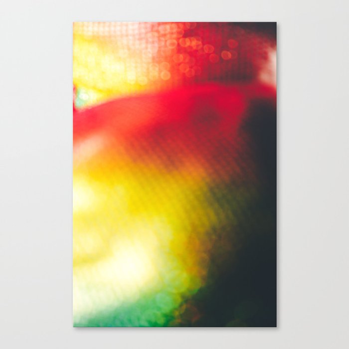 Blurry rainbow Canvas Print
