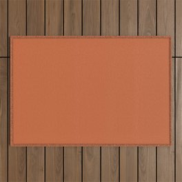 Copper-Orange Outdoor Rug