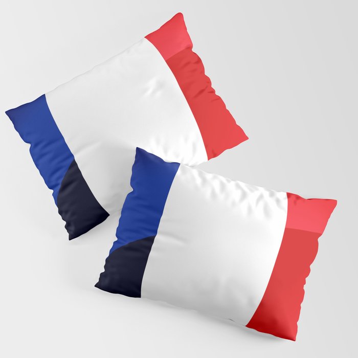 France Flag Circle Pillow Sham