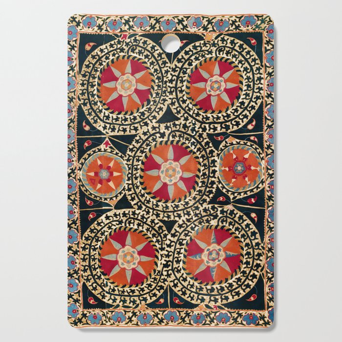 Katti Kurgan Suzani Uzbekistan Embroidery Print Cutting Board